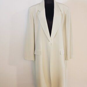 JONES NEW YORK SILK LONG SUIT JACKET